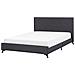 Letto In Tessuto Grigio Scuro 160 X 200 Cm Ambassador - Foto miniatura 32