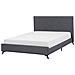Letto In Tessuto Grigio Scuro 160 X 200 Cm Ambassador - Foto miniatura 23
