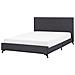 Letto In Tessuto Grigio Scuro 160 X 200 Cm Ambassador - Foto miniatura 38