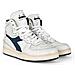 Sneakers Diadora Heritage Bianco Uomo Mi basket used c1494 bianco-blu Taglia 7.5 - Foto miniatura 3