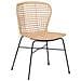 Set Di 2 Sedie Da Pranzo In Rattan Color Naturale Elfros - Foto miniatura 4