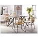 Set Di 2 Sedie Da Pranzo In Rattan Color Naturale Elfros - Foto miniatura 2