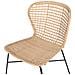 Set Di 2 Sedie Da Pranzo In Rattan Color Naturale Elfros - Foto miniatura 11