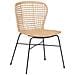 Set Di 2 Sedie Da Pranzo In Rattan Color Naturale Elfros - Foto miniatura 12