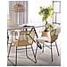 Set Di 2 Sedie Da Pranzo In Rattan Color Naturale Elfros - Foto miniatura 14