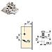 1015207 Kit Cerniera Collo Dritto Con Scodellino Ø35mm 165chiusura Soft E Basetta Euro Con Regolazione Eccentrica, Set Di 2 - Foto miniatura 2