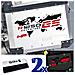 2pcs Adesivi World R1250gs Hp Adventure Compatibile Con R1250 Gs R 1250 Hp Spatola In Omaggio (nero / rosso)  - Foto miniatura 1