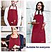 Grembiule Da Cucina Impermeabile Regolabile Chef Grembiule Con Tasche Per La Casa Ristorante Artigianato Giardino Barbecue Scuola Coffee House Grembiule Per Donne Degli Uomini (1x Grembiule Asciugamano 1 X Cucina)  - Foto miniatura 4