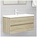 Mobile con Lavabo Integrato Rovere Sonoma in Legno Multistrato - Foto miniatura 1