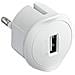Kit - Adattatore Spina Standard Tedesca Presa USB 1.5A Colore Bianco - Foto miniatura 1