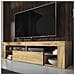 Bianko - Mobile Tv Moderno / Tavolino Tv / Porta Tv Elegante Con Ripiani In Vetro 140 Cm (quercia Dorata, Senza Led)  - Foto miniatura 2