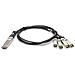 Direct Attach Cable 40G QSFP+ to 4XSFP+ 3m - Foto miniatura 2