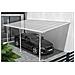 Tettoia Per Terrazza, Auto Addossata Kleo 550l300 Alluminio Bianco - Foto miniatura 7
