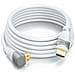Cavo Hdmi 2.0 Arc 0,5m 50cm 4k 8k Full Hd Angolare Bianco Ad Angolo Ethernet - Foto miniatura 3