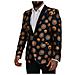 Blazer Martini Con Cappotto Stampato Arancione Nero - It50 - L - Foto miniatura 2