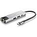 -HUB-0140 hub di interfaccia USB 2.0 Type-C 5000 Mbit /s Alluminio, Nero - Foto miniatura 2