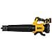 DCMBL562P1-QW soffiatore di foglie cordless 200 km /h Nero, Giallo 18 V Ioni di Litio - Foto miniatura 2