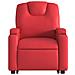 Poltrona Alzapersona Reclinabile Elettrica Rossa in Similpelle - Foto miniatura 9