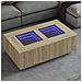 Tavolino da Salotto con LED Infinity Rovere Sonoma 116x69x40 cm - Foto miniatura 2