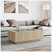 Tavolino da Salotto con LED Infinity Rovere Sonoma 116x69x40 cm - Foto miniatura 4