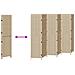 Partitione 6 Pannelli Pieghevole Beige 294x180 cm in Polirattan - Foto miniatura 9