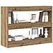 Libreria/Dividendo Stanza  - Rovere Artigianale - 100x30x72 cm - Realizzato in Legno Ingegnerizzato - Foto miniatura 3