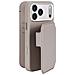 Custodia A Libro Per Iphone 17 Pro Magsafe In Pelle Con Cover Staccabile, Beige - Foto miniatura 3