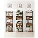 Libreria LLS113B01 marrone rustico a 6 ripiani per soggiorno - Foto miniatura 5