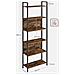 Libreria LLS113B01 marrone rustico a 6 ripiani per soggiorno - Foto miniatura 3