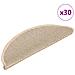 Tappeti Autoadesivi Scale Aspetto Sisal 30pz 56x17x3 cm Berbero - Foto miniatura 1