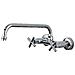 Rubinetto per lavabo da bagno, Blackswan, tipo M314, modello lungo cromato, misura 32 cm - Foto miniatura 1