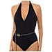 Mm1k653 Costume Da Bagno Da Donna Con Scollo A V - Foto miniatura 3