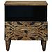 Mobiletto da Letto con cassetto 2 pcs Marrone 40 x 33 x 46 cm - Foto miniatura 4