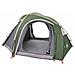 Tenda da trekking con telo impermeabile 3 persona Verde - Foto miniatura 1