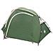 Tenda da trekking con telo impermeabile 3 persona Verde - Foto miniatura 4