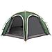 Tenda da trekking con telo impermeabile 3 persona Verde - Foto miniatura 6