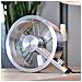 Ventilatore da Tavolo Q-001 Potenza 35 W Colore Inox - Foto miniatura 2