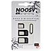 Adattatore Micro Sim Card Noosy Black - 3 Pezzi - Foto miniatura 1