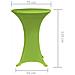 Copertura Elastica Per Tavolo 2 Pezzi 70 Cm Verde - Foto miniatura 4