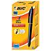 12 Penne A Sfera Bic 4 Colori Pro Inchiostro Multicolore Punta 1 Mm - Foto miniatura 1