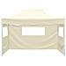 Tenda Pieghevole con 3 Pareti 3x4,5 m Crema - Foto miniatura 4