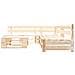 Set Divani Da Giardino Pallet 4pz Con Cuscini Grigi Legno Fsc - Foto miniatura 4