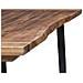 Tavolo Da Pranzo In Legno Massello Di Acacia 180x90 Cm - Foto miniatura 6