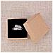 24 Pc Kraft Piazza Cartone Marrone Anello Gioielli Scatole Di Carta Al Minuto Della Scatola Regalo Per Gli Anniversari Matrimoni O Compleanni 5x5x4cm - Foto miniatura 4