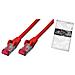 Bs75711-a0.5r Netzwerkkabel Rot 0,5 M Cat6a S /ftp (s-stp) (bs75711-a0,5r) - Foto miniatura 1