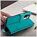 Custodia Xiaomi Redmi Note 10 / 10s Vintage Portacarte Funzione Supporto Turchese - Foto miniatura 6