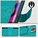 Custodia Xiaomi Redmi Note 10 / 10s Vintage Portacarte Funzione Supporto Turchese - Foto miniatura 4