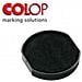 Cuscinetto R45 Nero Rotondo Tampone Di Ricambio Per Timbro Colop R45 Misura Diametro 45mm - Foto miniatura 2