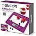 Bilancia Digitale da Cucina con Superficie in Vetro Portata 5 Kg Colore Viola - Foto miniatura 2