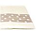 Set Asciugamano Copiola Salvietta Bagno In Spugna 100% Cotone Mod Pois Beige - Foto miniatura 6